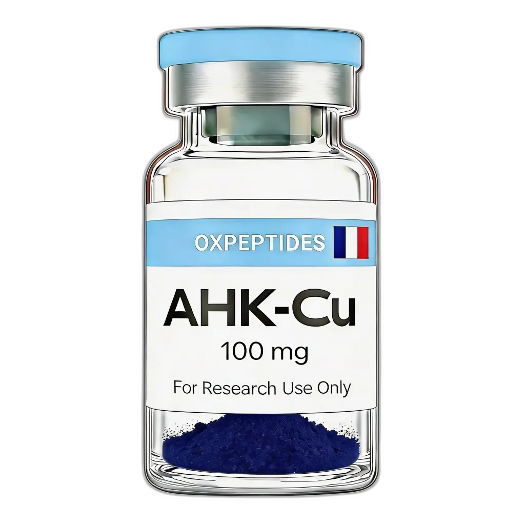 AHK-Cu — flacon de peptide lyophilisé grade recherche