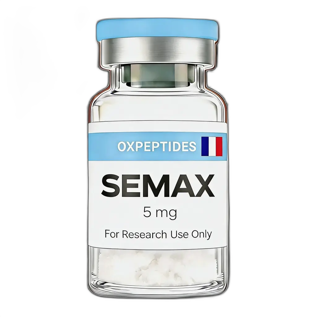 Semax — flacon de peptide lyophilisé grade recherche